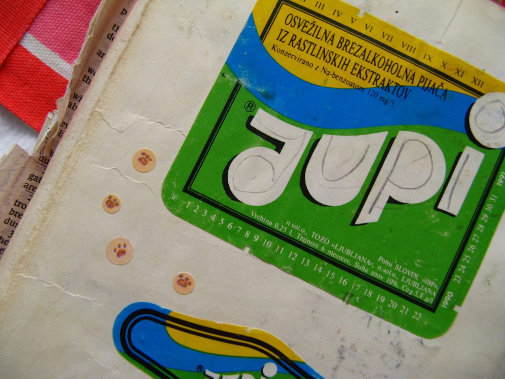 Yupi soda beverage sticker label from Slovenia, the former Yugoslavia