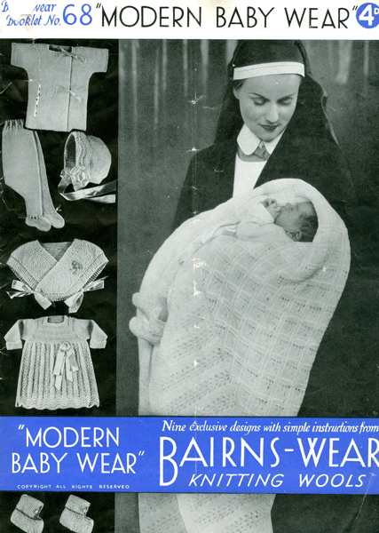 Bairns-Wear Modern Baby Wear Knitting Vintage