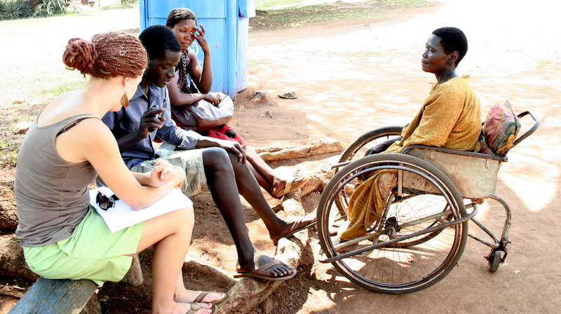 On the ground in Kakooge, Uganda with Nakate Project