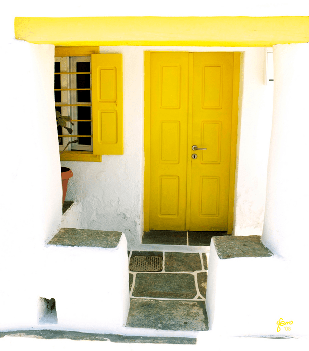 House facade at Old Kastro village in Sifnos island, Western Cyclades, Greece via Gargaro on FLickr