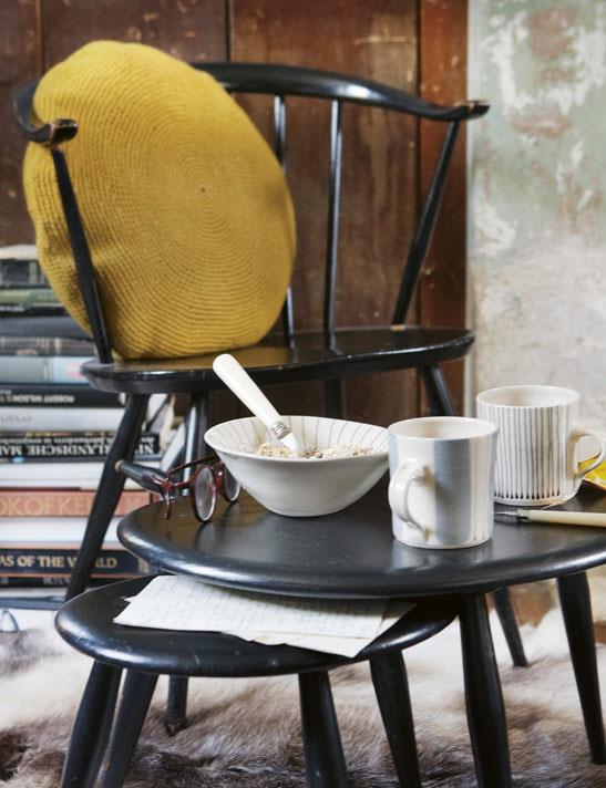 Toast - House + Home Autumn 2011 - Breakfast Coffee and Crochet Pouf