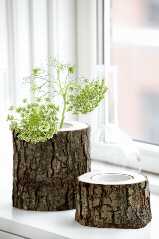 Tree Trunk Vase via Ferm Living