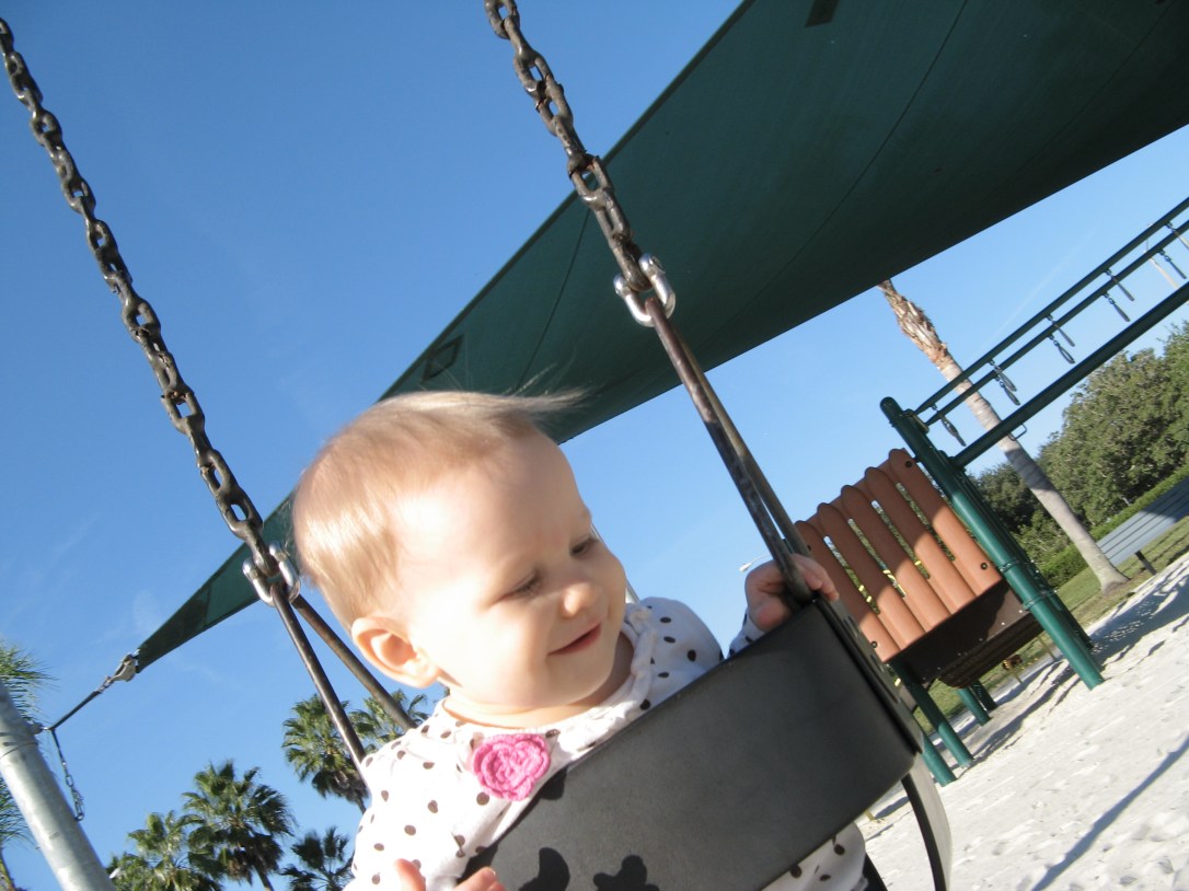Aveline on the swings 2 Aveline on the swings 2