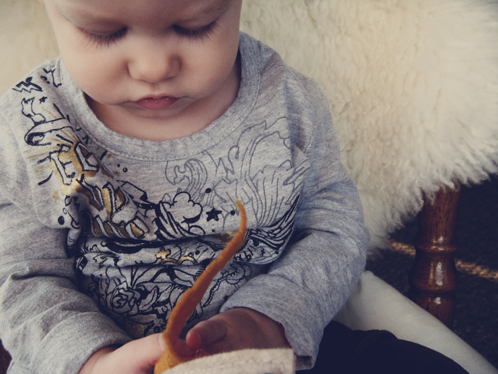 Aveline in Marc Ecko shirt