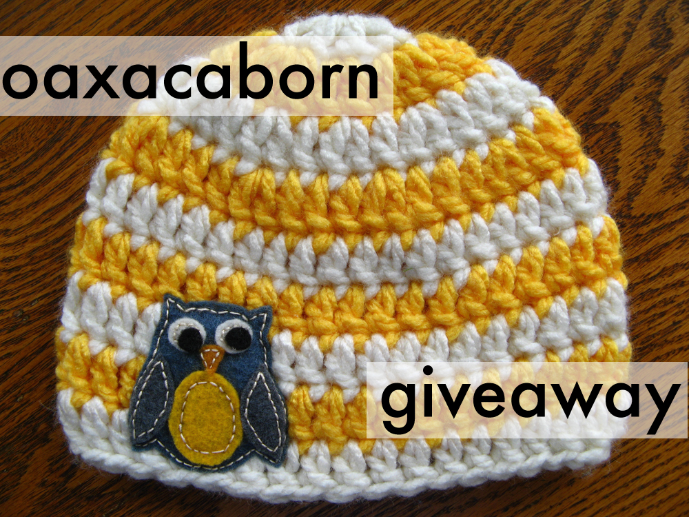 Oaxacaborn Owl Hat Giveaway Size 6 months