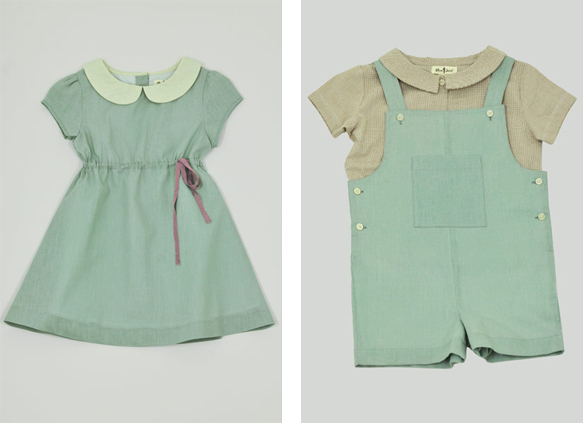 Olive Juice Amelie Dress and Bailey Shortall - How to Dress your Kids like Dick and Jane