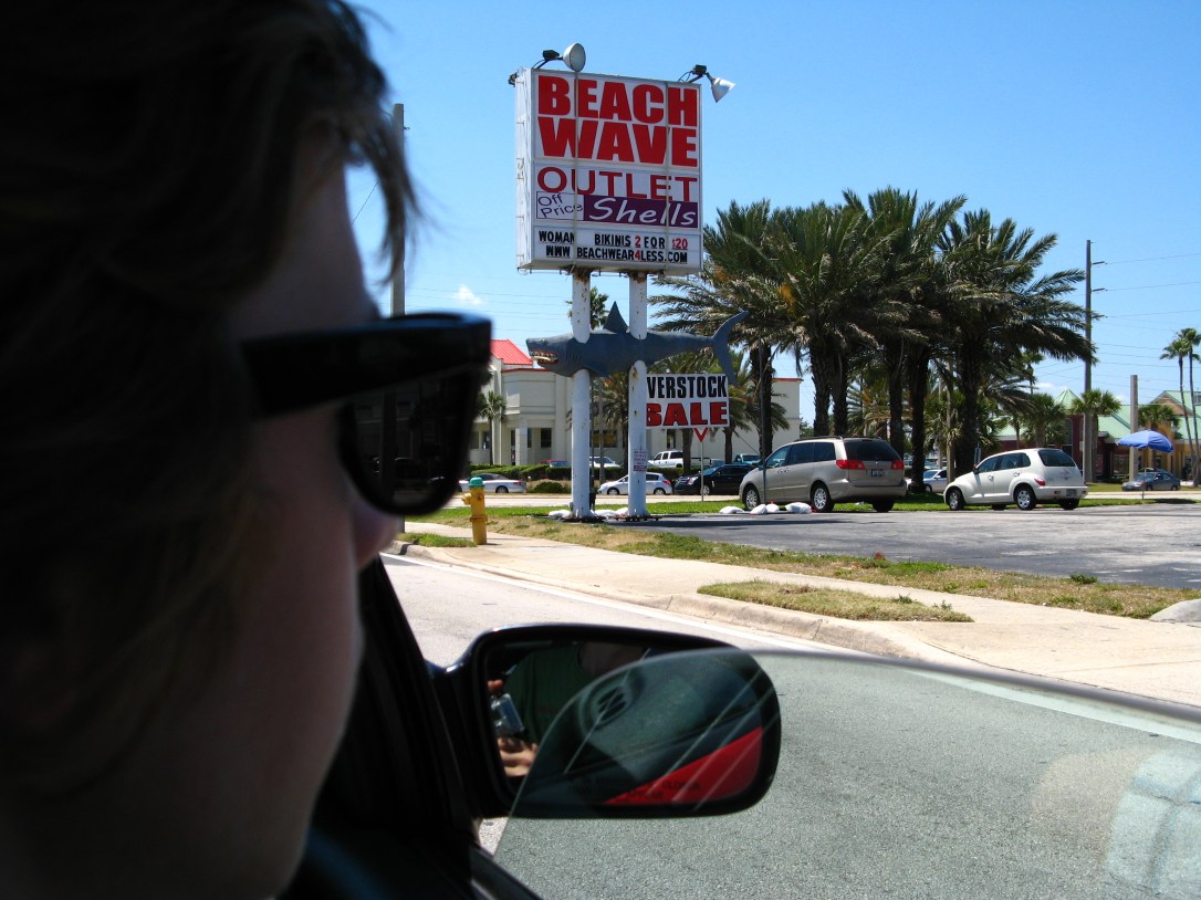 Cocoa Beach Shark on Sign