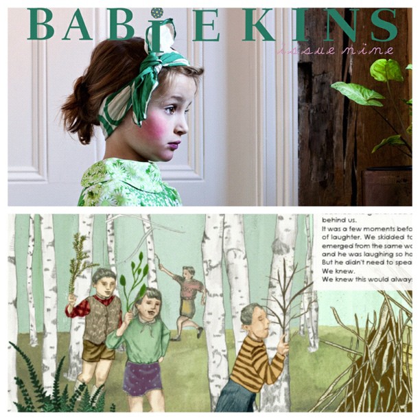 Babiekins Magazine Issue 9 Cover and Excerpt from Fort Building by Gina Munsey