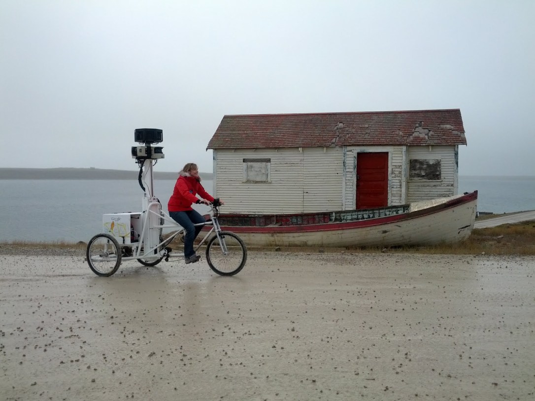 Google Earth Trike in Cambridge Bay Canada - image via the Official Google Blog