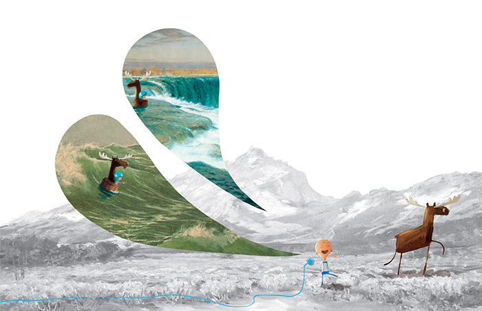 Oliver Jeffers - This Moose Belongs to Me - Inside Page