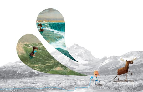 Oliver Jeffers - This Moose Belongs to Me - Inside Page