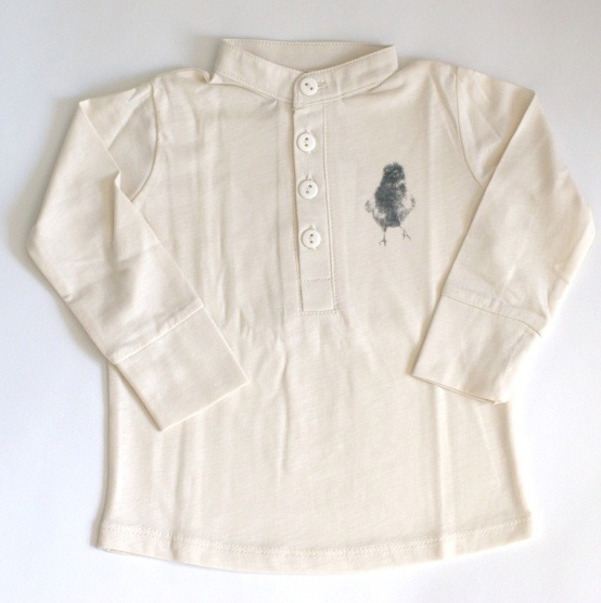 Lobilo jersey shirt with bird print
