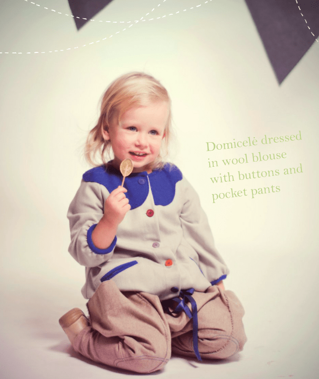 Wool Blouse with buttons, as seen on Oaxacaborn dot com's interview with Mummymoon's designer