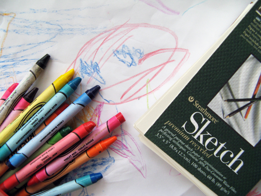 Crayons and Strathmore