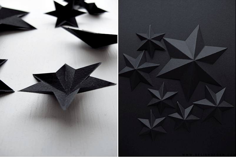 Paper Star DIY via Design and Form Paper Star DIY via Design and Form