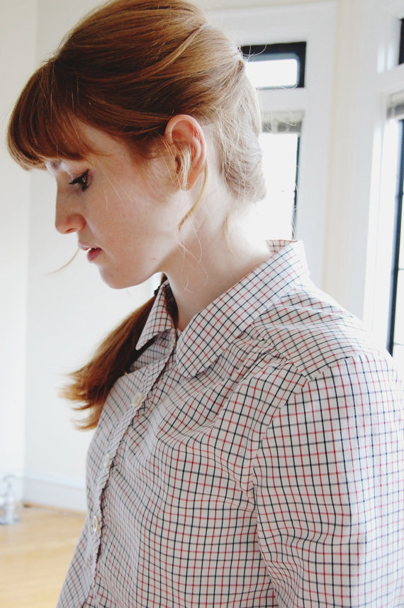 Tattersall Pullover Top - Anna Allen Clothing