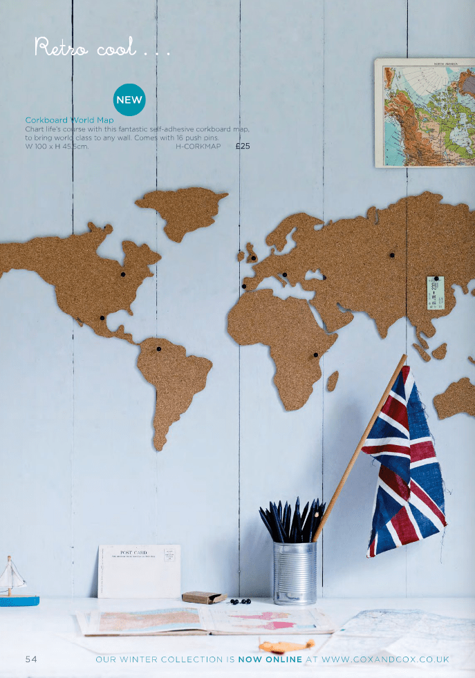 Christmas details via Cox & Cox UK's catalogue