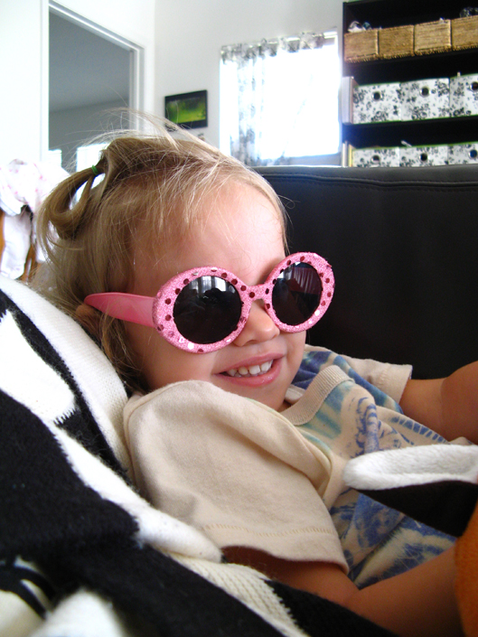 June 2013 - Aveline in Hollywood sunglasses