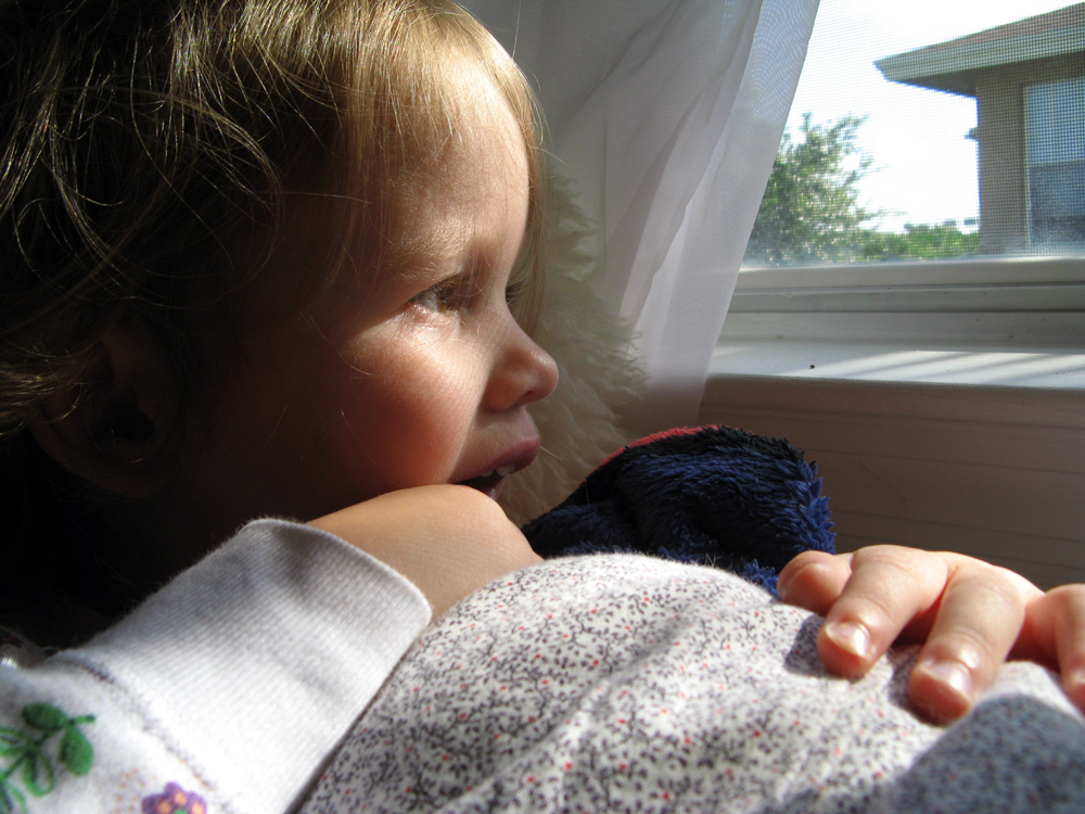 June 2013 - Aveline looking out window