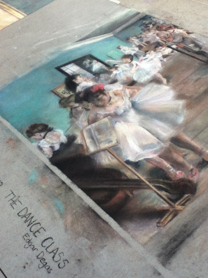 Degas - Chalk Art at Downtown Disney in Florida