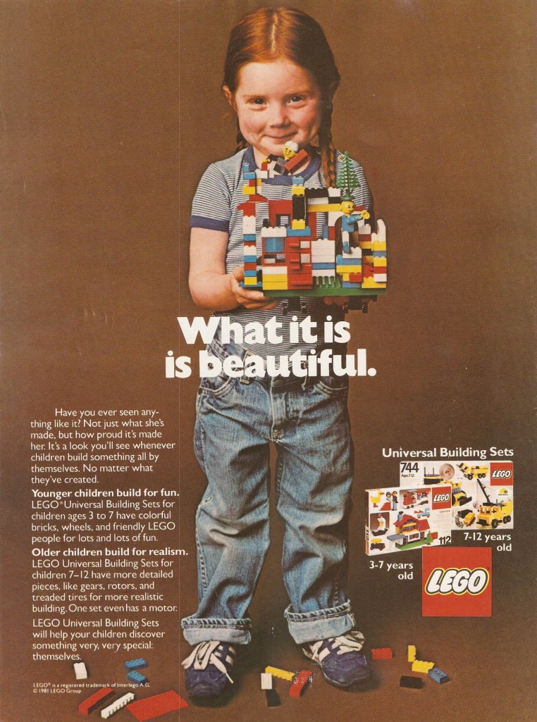 LEGO 1981 ad