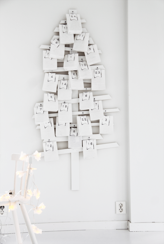 Elisabeth Heier Kalender Tree via SCANDINAVIAN CHRISTMAS Advent Calendar round-up on the Oaxacaborn blog