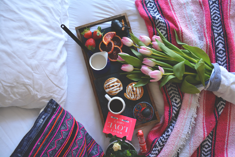 Gina Munsey | Oaxacaborn blog for Uncommon Goods | Fresh Tulips, Mexican Blanket, What I Love About You & Soapstone Platter
