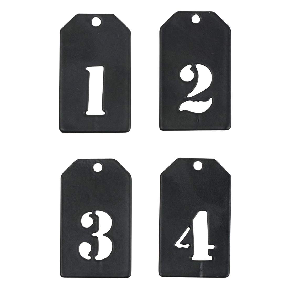 Numbers for each week of Advent / Nummerbrickor