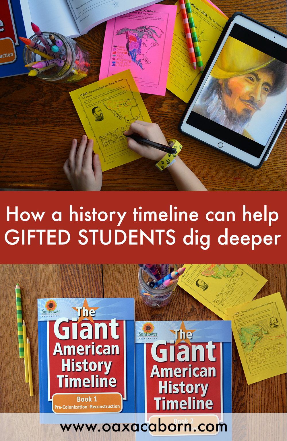 How a history timeline can help gifted students dig deeper
