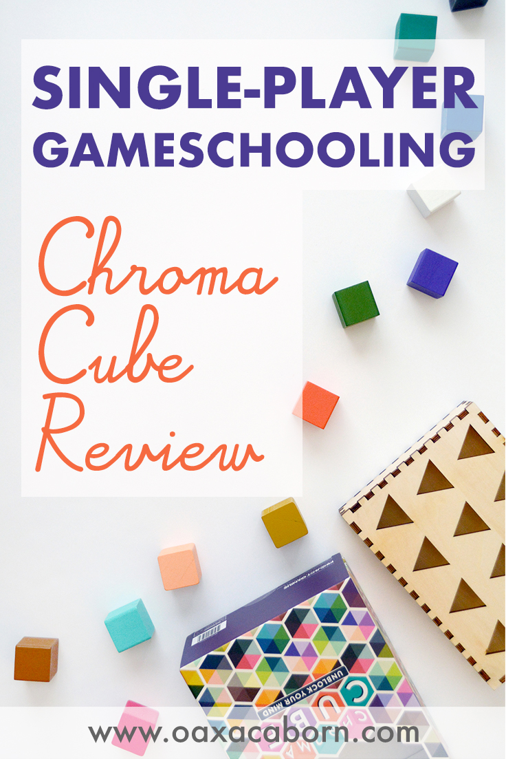 PIN IMAGE:Chroma Cube: A Single-Player Game for Gameschooling in your homeschool
