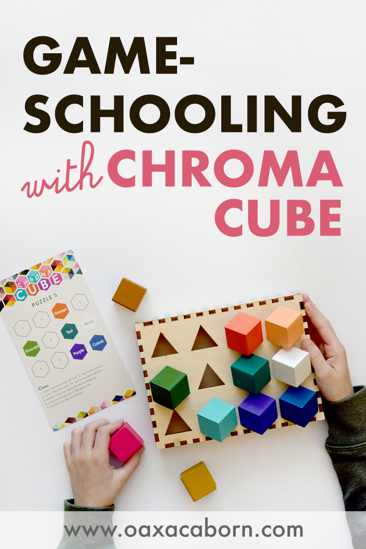 PIN IMAGE:Chroma Cube: A Single-Player Game for Gameschooling in your homeschool