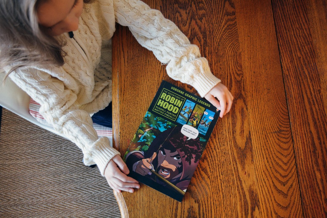 Using Graphic Novels (like Robin Hood!) in your Homeschool: A Timberdoodle Review
