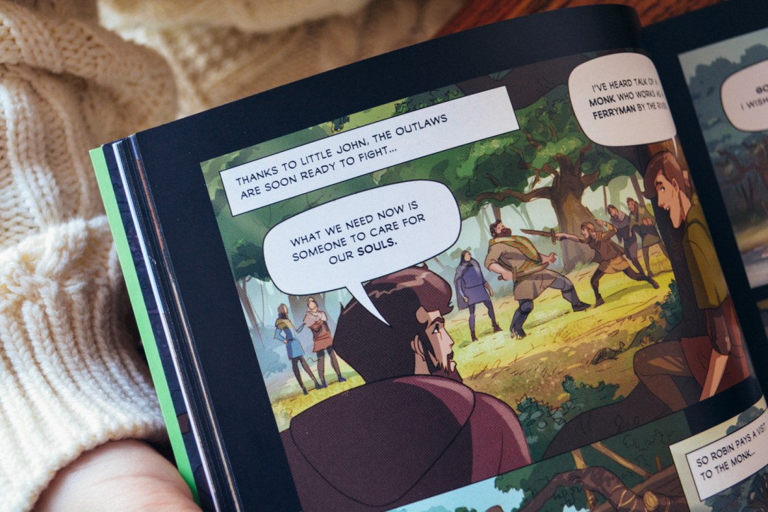 Using Graphic Novels (like Robin Hood!) in your Homeschool: A Timberdoodle Review