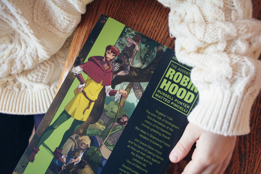 Using Graphic Novels (like Robin Hood!) in your Homeschool: A Timberdoodle Review
