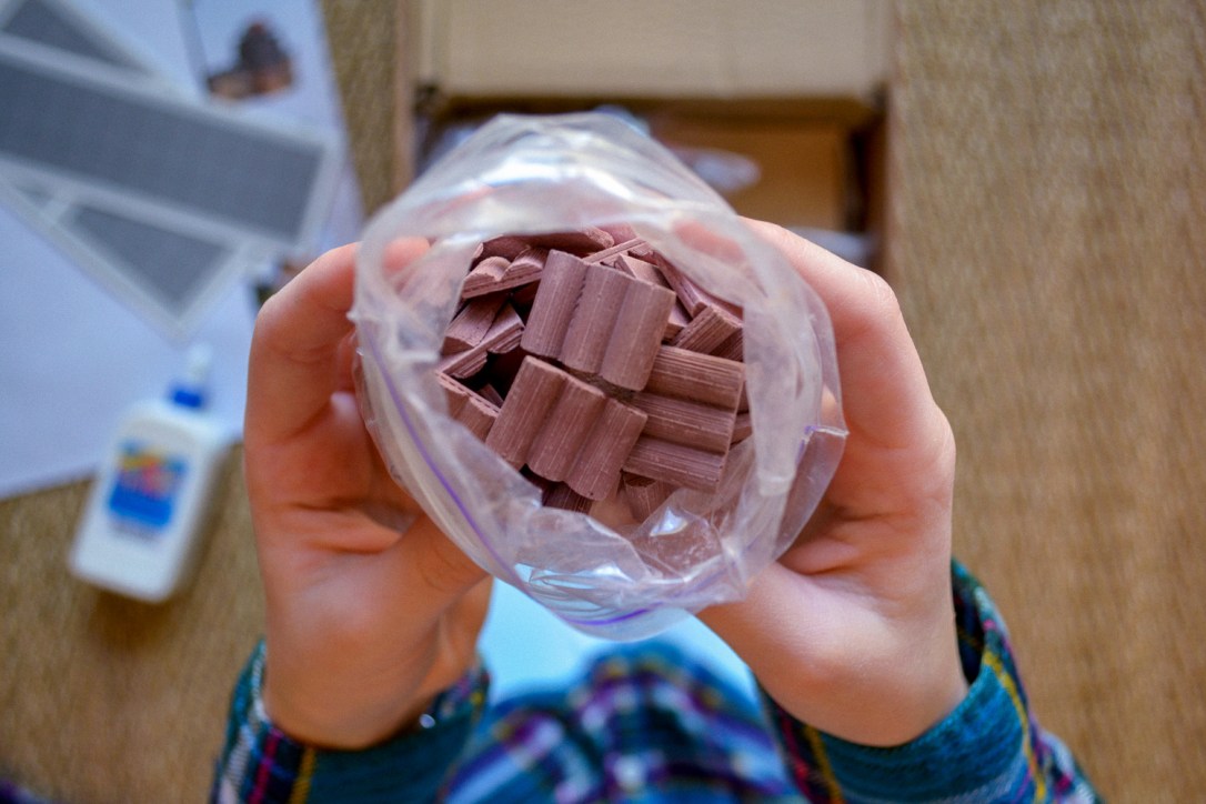 Great Wall of China project for kids: Mini Bricks Timberdoodle homeschool review