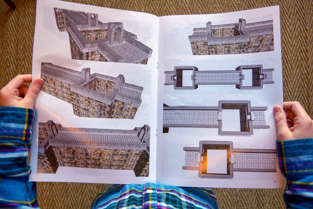 Great Wall of China project for kids: Mini Bricks Timberdoodle homeschool review