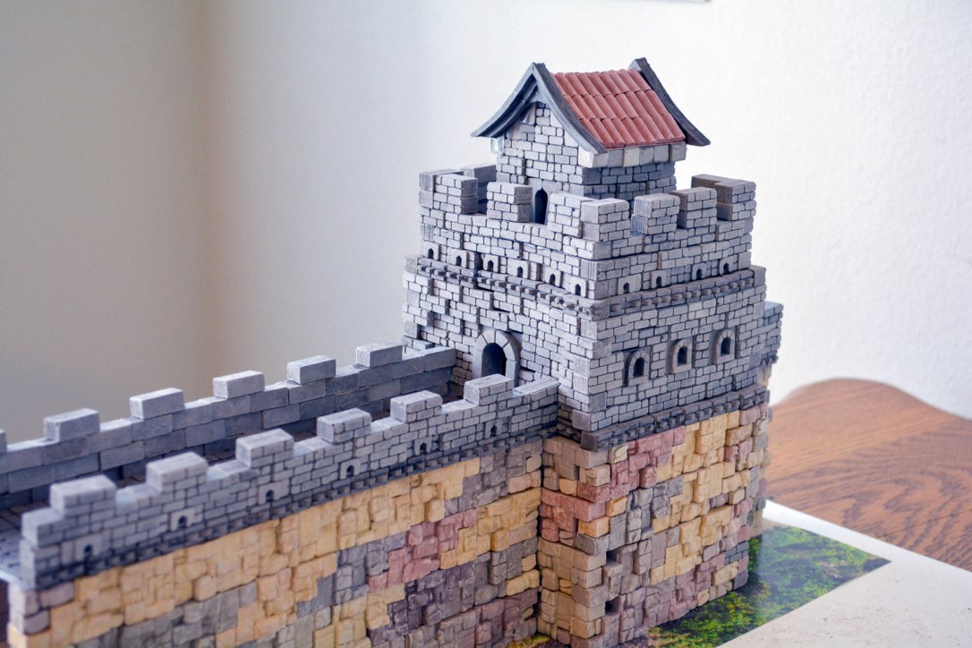 Great Wall of China project for kids: Mini Bricks Timberdoodle homeschool review