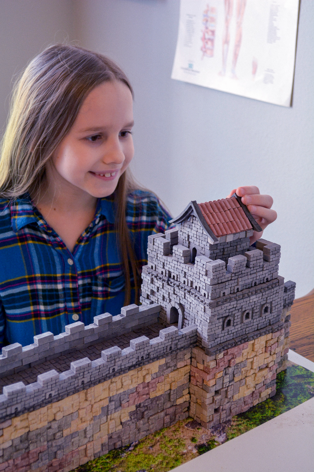 Great Wall of China project for kids: Mini Bricks Timberdoodle homeschool review