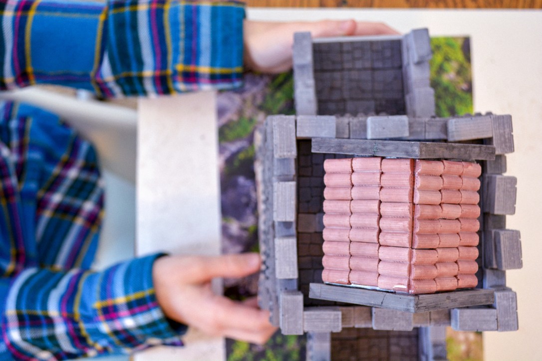 Great Wall of China project for kids: Mini Bricks Timberdoodle homeschool review