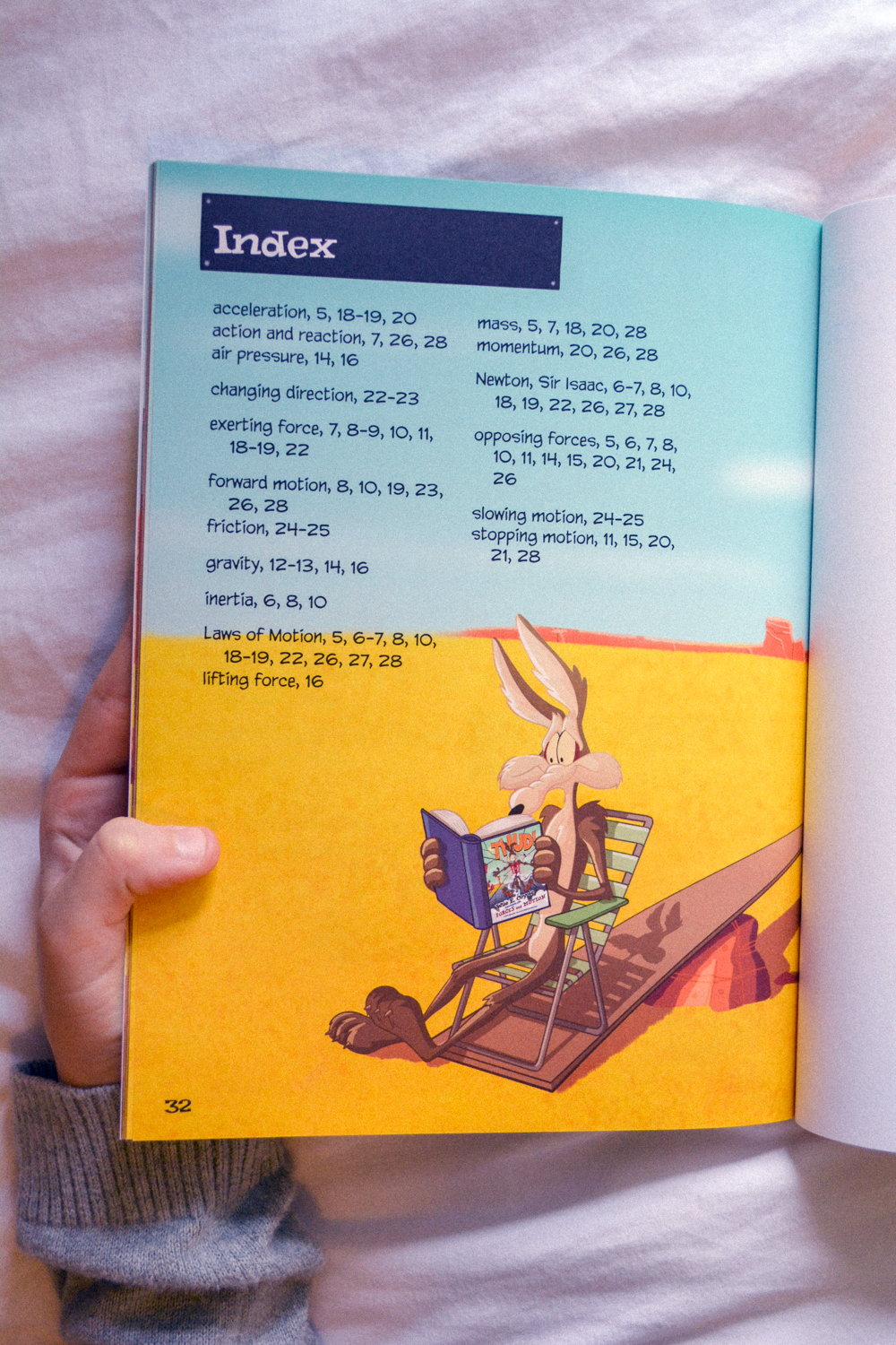 The Most Hilarious Way to Teach Homeschool Physics with the Wile E Coyote Physical Science Genius Books from Timberdoodle