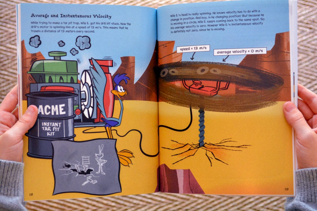 The Most Hilarious Way to Teach Homeschool Physics with the Wile E Coyote Physical Science Genius Books from Timberdoodle