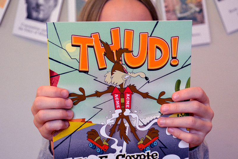 The Most Hilarious Way to Teach Homeschool Physics with the Wile E Coyote Physical Science Genius Books from Timberdoodle- FB IMAGE