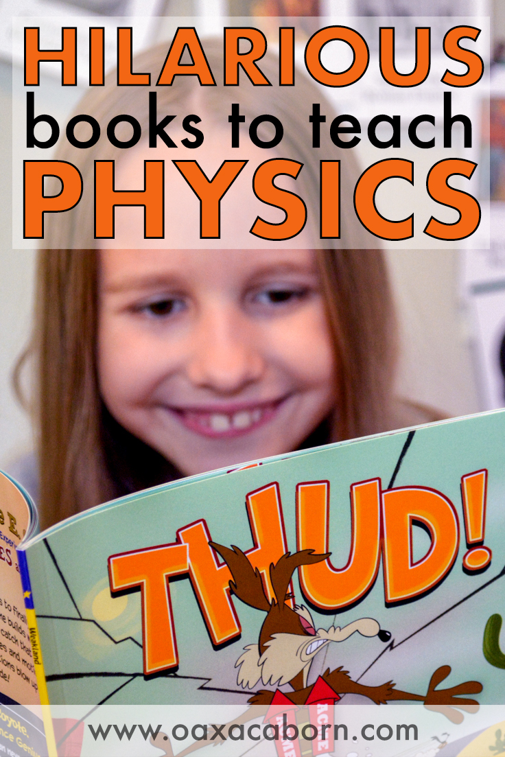 The Most Hilarious Way to Teach Homeschool Physics with the Wile E Coyote Physical Science Genius Books from Timberdoodle