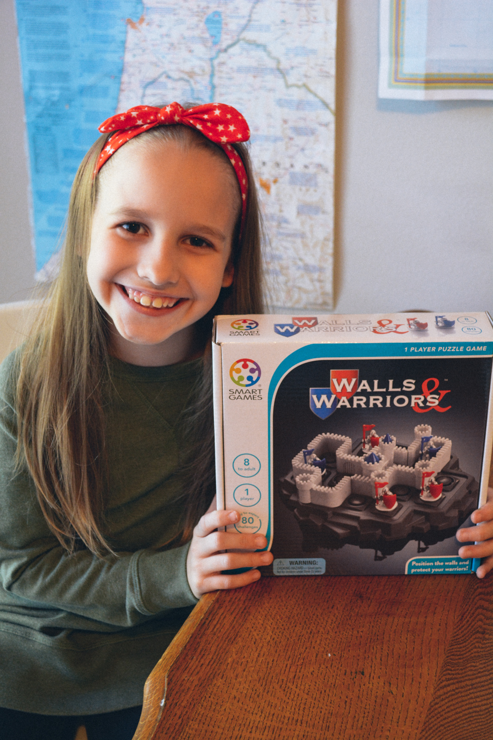 Each challenge has a diagram showing you where to put the blue tower and the knights, then it's up to you to figure out where to place the wall pieces.