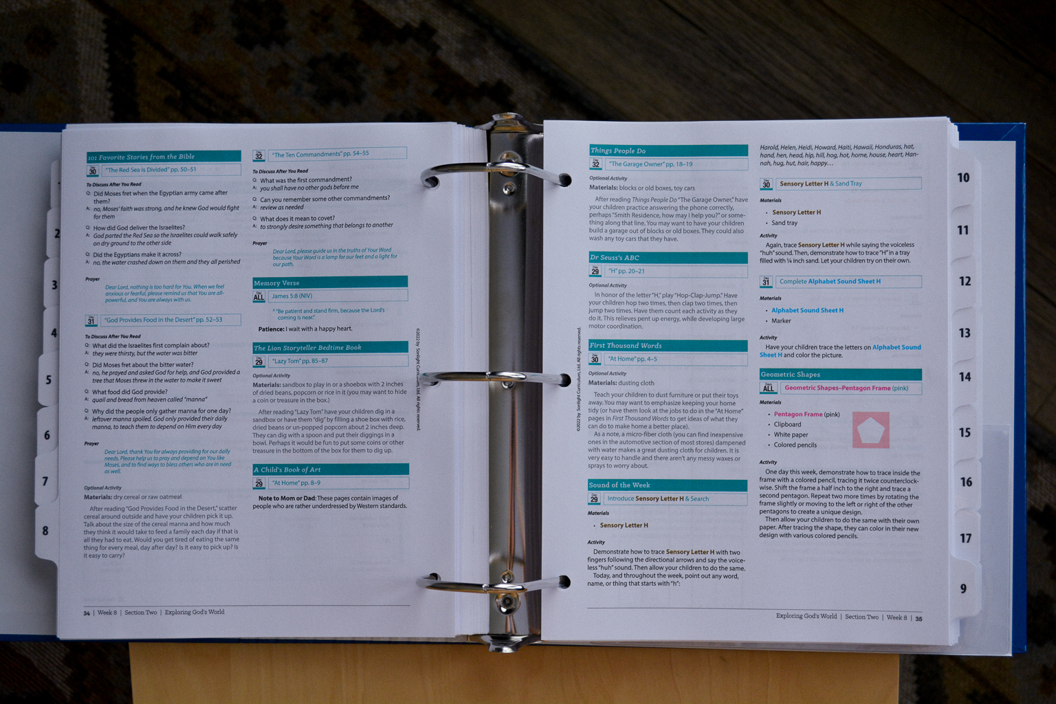 Sonlight Pre-Kindergarten Review: NEW Pre-K at Home with Montessori Updates